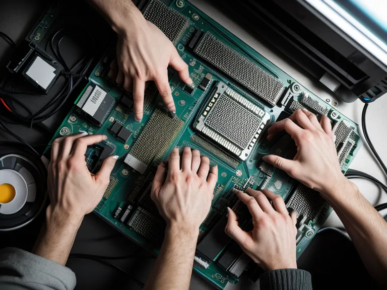 Instalación de memoria RAM de 16GB en una computadora de diseño para impresión