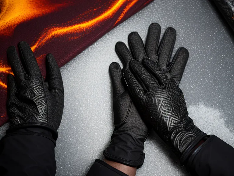 Pelado preciso de film DTF con guantes térmicos de alta sensibilidad en un taller de estampado